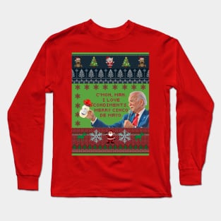 C'Mon Man Ugly Christmas Sweater Long Sleeve T-Shirt